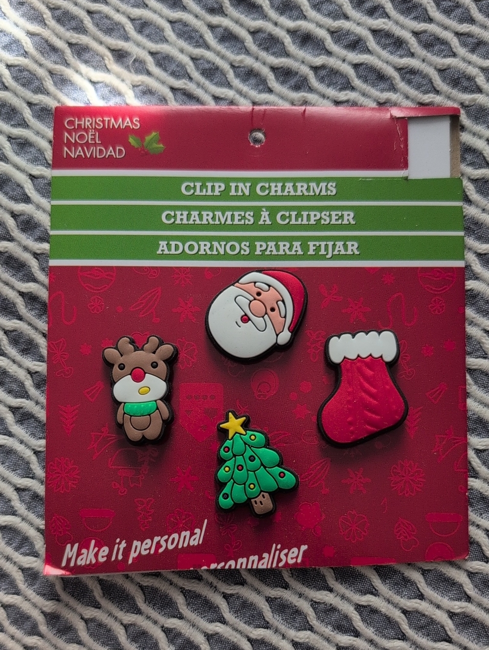Christmas Clip-In Charms Crocs